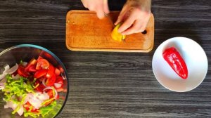Салат из помидоров.Как быстро приготовить вкусный салат с помидорами