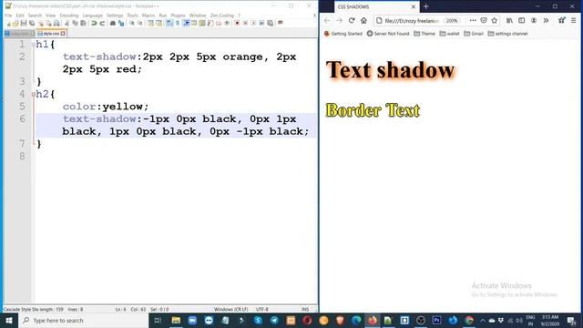 CSS  Shadows  | Text Shadow  | Box Shadow | CSS Tutorials For Beginners To Advanced