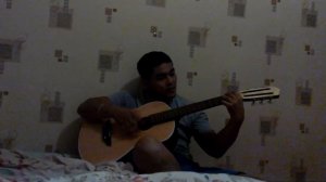 Кавер на песню под гитару - ночь какая ночь