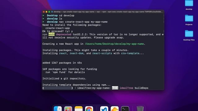 Installing react app via npx смотреть онлайн