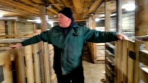 Обзор нового сарая для коз и овец, зимний вариант. "Мое Подворье"
