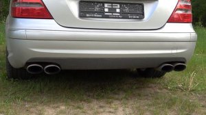 Mercedes E55 AMG V8 Kompressor 476PS Exhaust Sound TEST