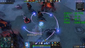 Intel UHD Graphics 630 -- Intel Core i5-8400 -- Dota 2 FPS Test