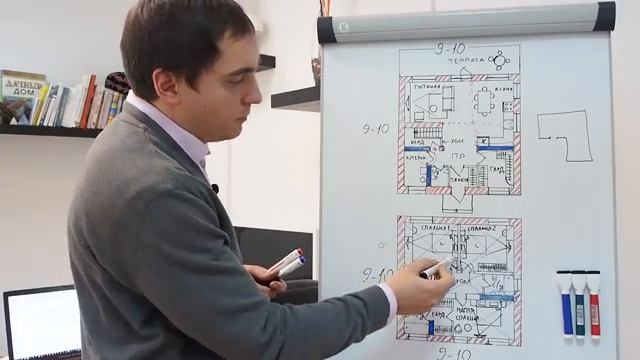 Планировка спален // Часть 2 (практика): спальни в доме 10х10м смотреть онлайн