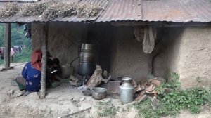 Myvillage official videos EP 604 || Cooking and eating technique in village