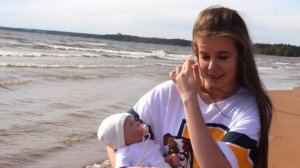 VLOG: на море с куклой реборн / купаю куклу в море / Full body silicone baby