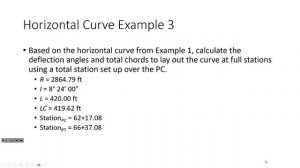 CE 241 Lecture 21:  Horizontal Curves, Part II [Staking Out Curves] (2023.11.01)