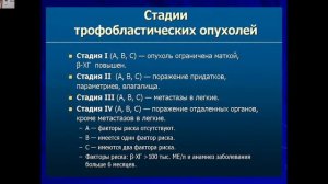 Акушерство №6 "Трофобластическая болезнь"