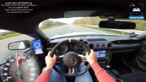 SHELBY MUSTANG GT350 TOP SPEED on AUTOBAHN [NO SPEED LIMIT] by AutoTopNL