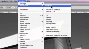 How To Change Your Workspace In Photoshop CS5