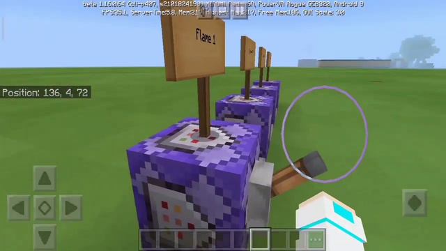 How to make a Flame Trail Particle In Minecraft PE