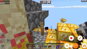 Minecraft выживание Скай блок из Лаки блоков обычных Лаки блоков