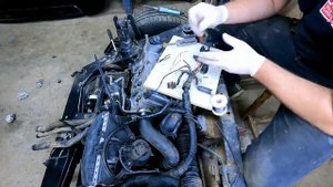 Smart Car engine removal. And Fire damage repair