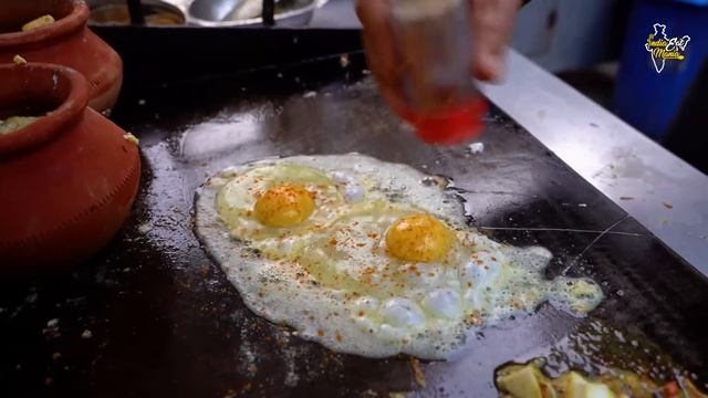 First Time In Jalandhar Matka Cheese Omelette Making At King Omelette l Jalandhar Street Food