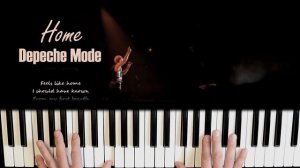 Depeche Mode Home Easy Piano Cover