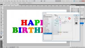 Photoshop Tutorial - How to Create colourful Happy Birthday text in photoshop