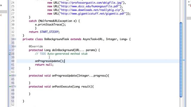 Running a Service Asynchronously in Android смотреть онлайн