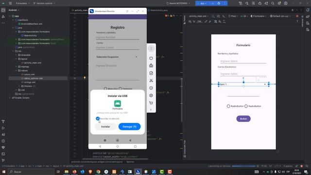 CURSO GRATIS ANDROID JAVA CLASE 07 PARTE 1 GRABACION 02/10/2023 - APP FORMULARIO DIVERSOS CONTROLE смотреть онлайн