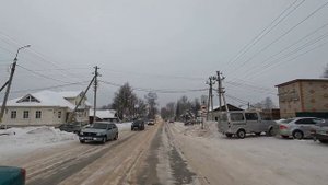 Дорога через город Никольск (Вологодская область)