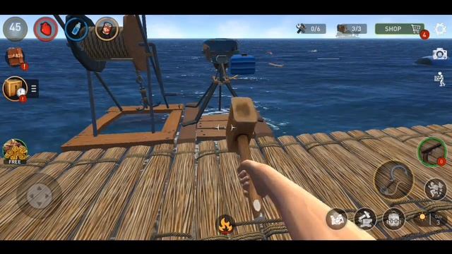 Making Motor Engines for go to the Island - Raft Survival: Ocean Nomad - Gameplay Android | Part 4 смотреть онлайн