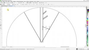 CorelDRAW Снежинка