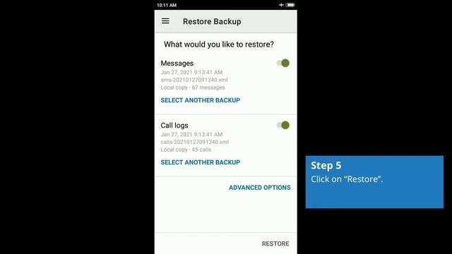 How to Restore SMS and Call History from Backup on Android 2021 смотреть онлайн