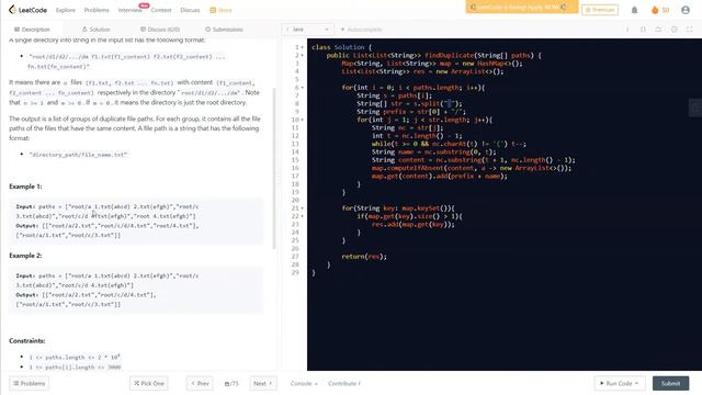 Find Duplicate File in System | LeetCode 609 | Java HashMap @LearnOverflow смотреть онлайн