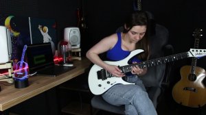Joker Guitars White Raven ( импровизация Ольга Крыскина)