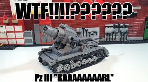 LEGO МОНСТР #1: танк Pz III КААААРЛ. Лего самоделка