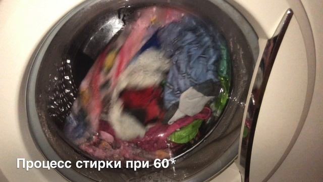 Стирка полотенец/Samsung S821/Синтетика 60*,600 об/мин/Старт и процесс стирки