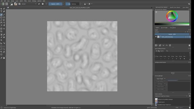 Рисованная бесшовка в Blender и Krita