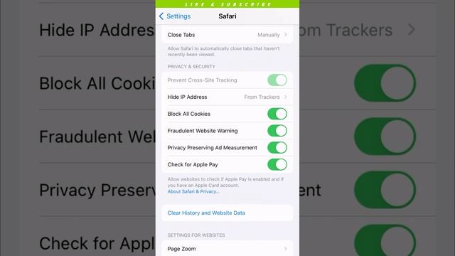 How to enable cookies on iPhone 2023 #iphone #cookiesetting