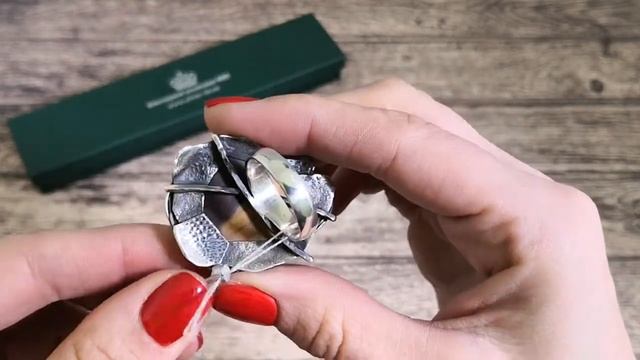 Серебряное кольцо с яшмой