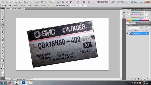 ফটোশপে বাঁকা ছবি সোজা করুন I Photoshop tutorial I Ruler tool смотреть онлайн