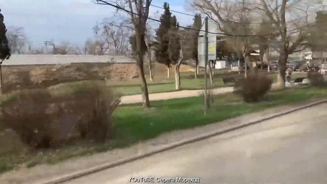 Едем на автобусе от площади Захарова в парк Учкуевка. Севастополь Северная сторона 13 декабря 2021 смотреть онлайн
