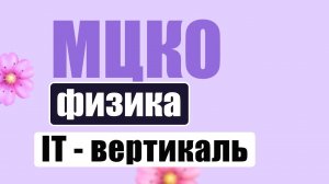 МЦКО IT ФИЗИКА 7 класс разбор