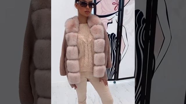 Бежевый тренд 2021 образ с кардиганом MALINA Bonita ?? смотреть онлайн