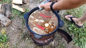 Готовим плов, в казане на касуле. Отдых на природе. НЕЦЕНЗУРНАЯ ЛЕКСИКА 18+