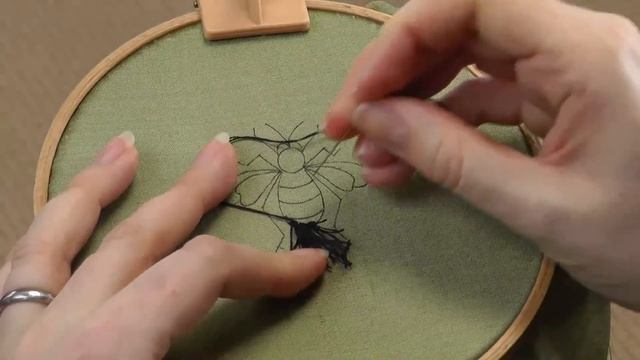 Turkey Rug Stitch/turkey work hand embroidery for beginners video tutorial