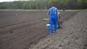 МОТОБЛОК ЗУБР и работа с фрезой