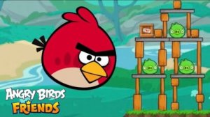 Играю в ANGRY BIRDS FRIENDS!!!