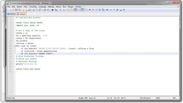 How to create a virus in python смотреть онлайн