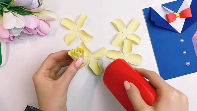 Открытка на День рождения своими руками смотреть онлайн