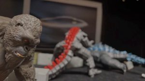 MECHAGODZILLA Playmates toys MONSTERVERSE Toy Review Stop Motion GODZILLA vs Kong SH Monsterarts