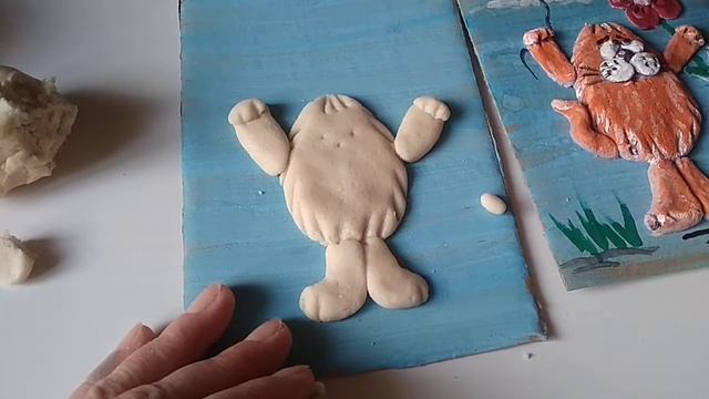 Лепим котика из солёного теста на основе смотреть онлайн