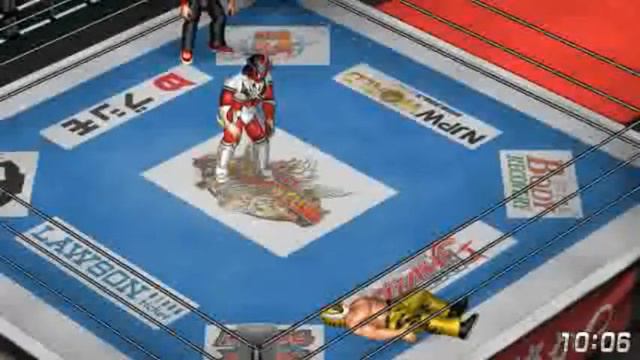 Fire Pro Wrestling World NJPW Junior Heavyweight Championship  TIGER MASK VS JUSHIN LIGER