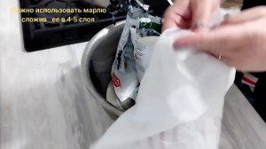Мягкий творожный сыр из замороженного кефира.???