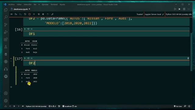 CURSO de PYTHON con PANDAS Para Ciencia de Datos - combinar DataFrame