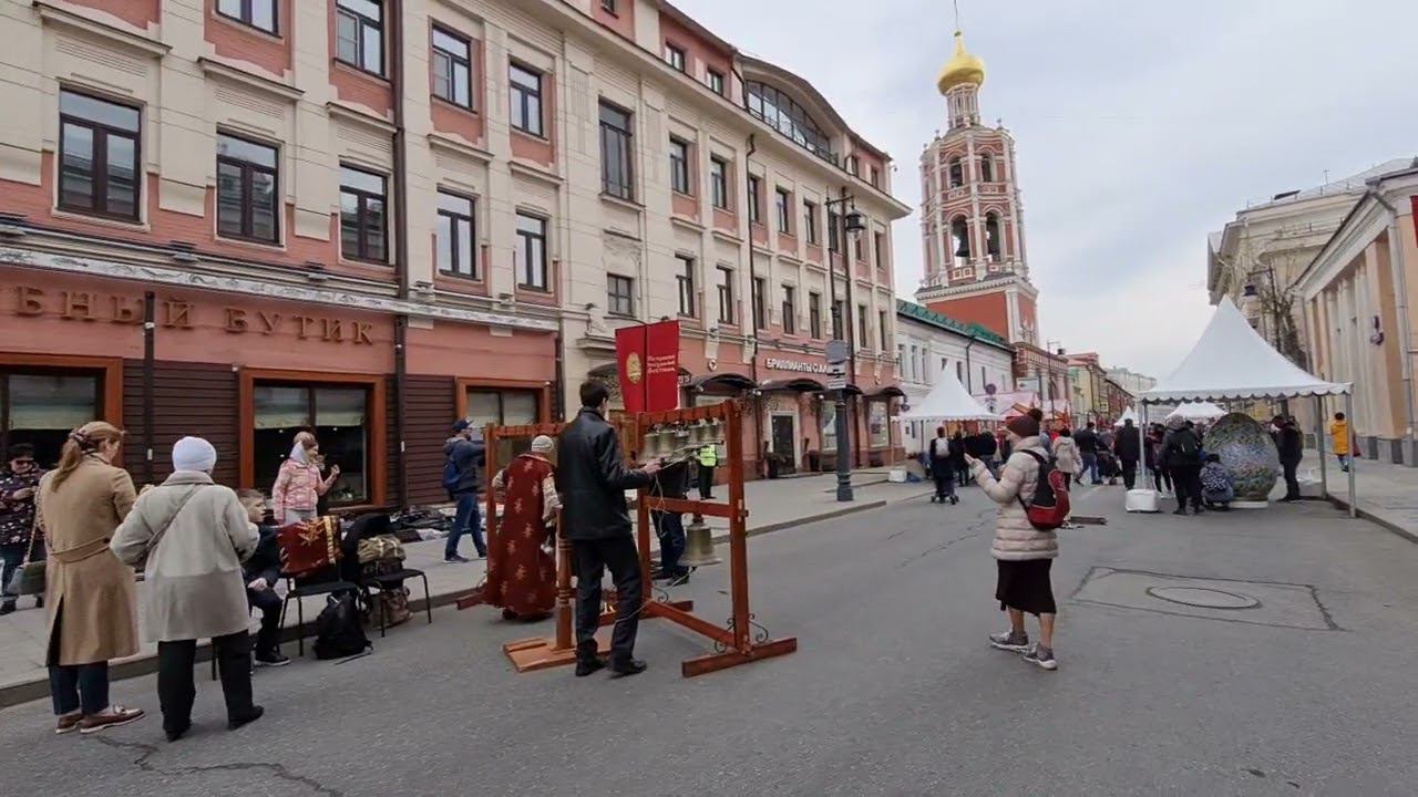 Христос Воскресе! Ансамбль "Колокола России", звонят Галина Филимонова и Виктор Котельников