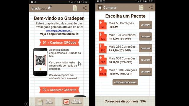 CORREÇÃO DE PROVA POR QR CODE смотреть онлайн